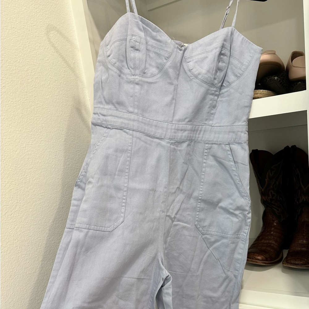 Chelsea & Violet Light blue jumpsuit